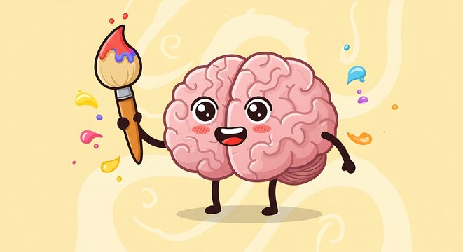 The Joyful Palette of Thought AI Generated