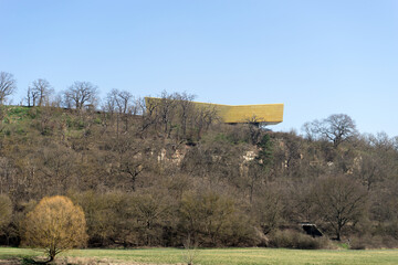 View of the Nebra Ark in Thuringia, Germany