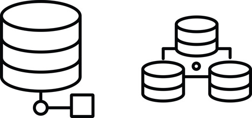Database Icon Server Storage Symbol Vector