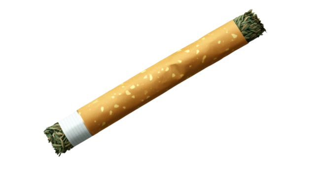 Cigarette with Tobacco : A close-up shot of cigarette, revealing the textures and details, capturing the essence of habit.