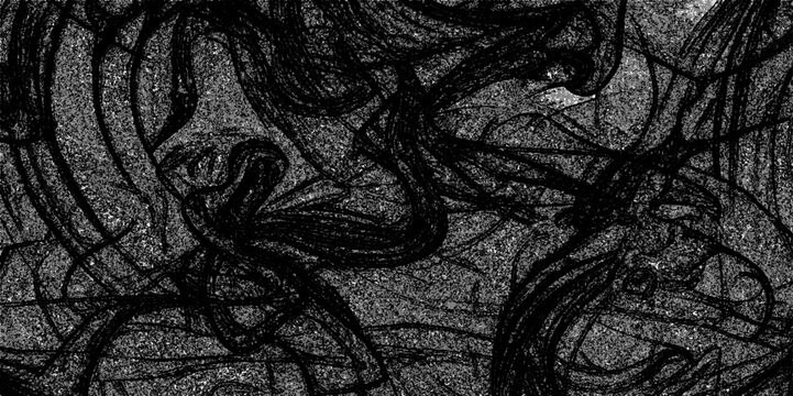 Black Crumpled Paper Texture Vintage. Grunge black and gary Liquid marbling paint texture background. Marble texture seamless background. Abstract pattern for floor, stone, table, wall, wrapping paper