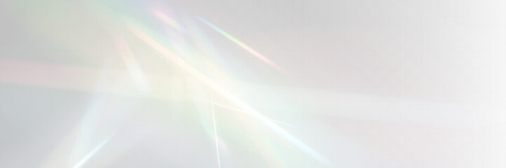 Soft pastel holographic light leak, dreamy blurred prism glow, ethereal abstract background.
