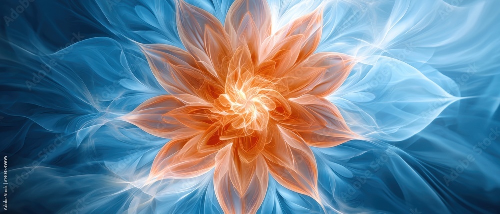 Aufkleber vibrant and dynamic featuring symmetrical geometric firework bursts in a range of captivating colors