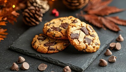 Delicious chocolate chip cookies