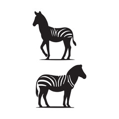 zebra vector illustration