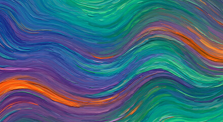 Fototapeta premium Chromatic Undulation AI Generated