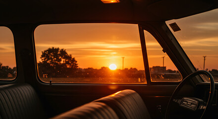 Sunset's Embrace AI Generated