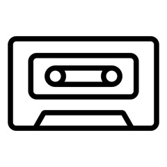 Obraz premium cassette icon