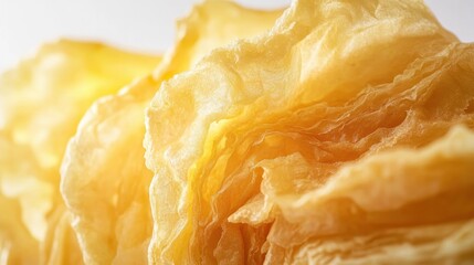 Artisan Golden Croissant with Soft Airy Folds