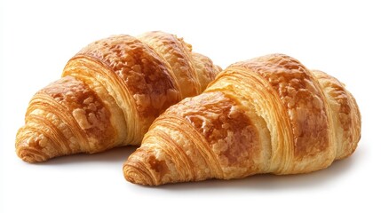 Exquisite Croissants Display for Patisserie Delight