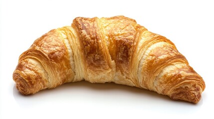 Delicate Croissant Styled for Gourmet Bakery Display