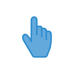 Obraz premium mouse arrow cursor icon, flat, design, vector, illustrations, education, style, trendy, collections