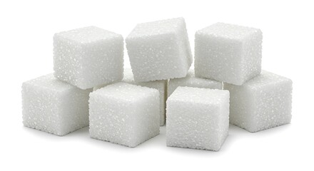 Crystalline Cubes: A Study in Pure White AI Generated