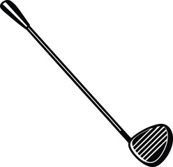 Golf Club Silhouette Vector | Sports Equipment Design for Golf and Fitness Projects