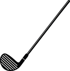 Golf Club Silhouette Vector | Sports Equipment Design for Golf and Fitness Projects