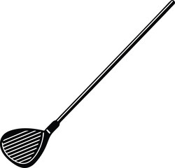 Golf Club Silhouette Vector | Sports Equipment Design for Golf and Fitness Projects