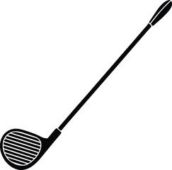 Golf Club Silhouette Vector | Sports Equipment Design for Golf and Fitness Projects