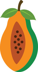 Papaya vector illustration 