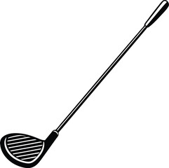 Golf Club Silhouette Vector | Sports Equipment Design for Golf and Fitness Projects