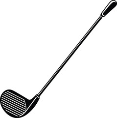 Golf Club Silhouette Vector | Sports Equipment Design for Golf and Fitness Projects