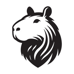 rat Guinea Pig Silhouettes Set of cute rodent illustrations