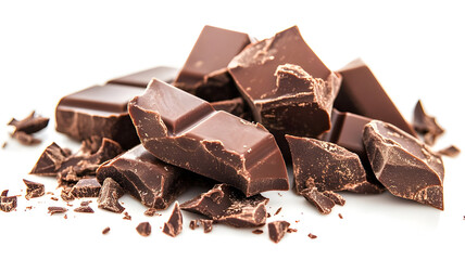 Fototapeta premium chocolate bar and parts