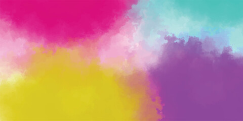 Hand painter colors watercolor stain texture abstract color .smoky illustration texture overlays vector cloud design. Texture background for graphic and web design.