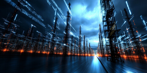 Policy insights on economic growth and inequality in urban industry dynamic cityscape digital environment