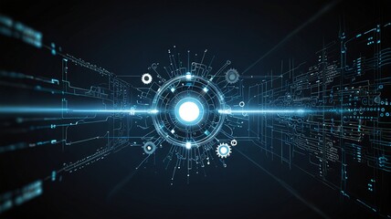 Innovative technologies modern creative background