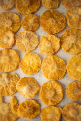 pineapple dried fruit arrangement on the table