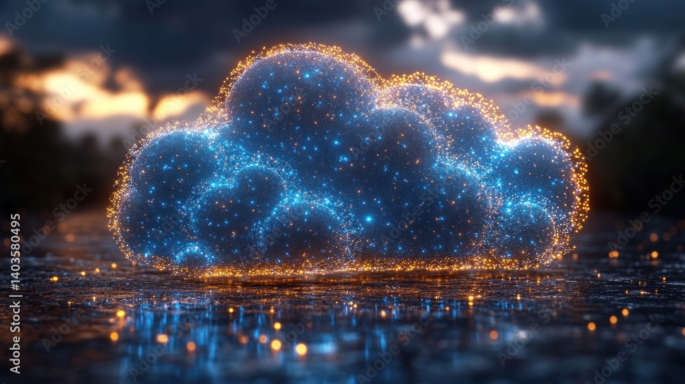 Poster digital cloud computing: a futuristic concept of data storage and processing