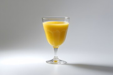 Tropical Mango Radiance, Capturing the Golden Hue and Sweet Essence of Pure Mango Juice, Isolated on a Clean, Bright Background