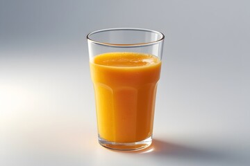 Vibrant Orange Burst, Capturing the Fresh, Citrus Flavor of Pure Orange Juice, Isolated on a Clean, Minimalist Background for Beverage Display