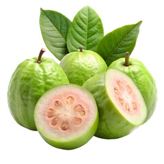 green and red apple isolated