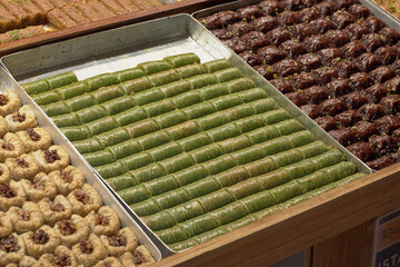 Turkish sweets at the grand bazaar