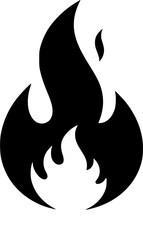 Fototapeta premium burning flame illustration 