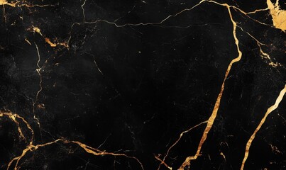 Black gold marble texture background; elegant design
