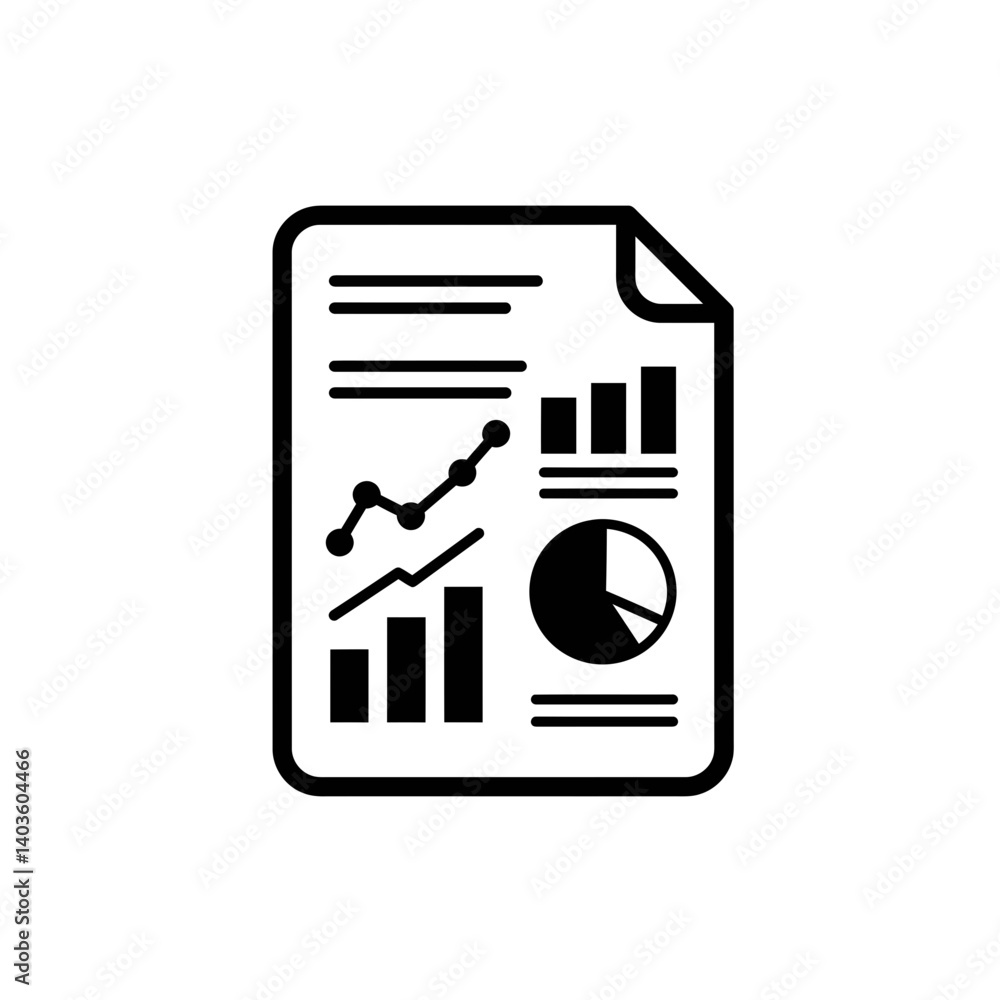 Poster data analysis document: a clear, graphical representation of data analysis, showcasing charts, graph