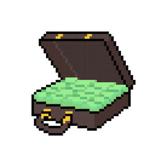 money prize in case pixel art