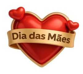 Label 3D Happy Mother&rsquo;s Day