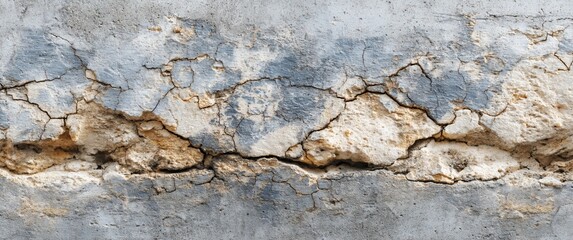 Obraz premium Cracked Stone Wall Texture