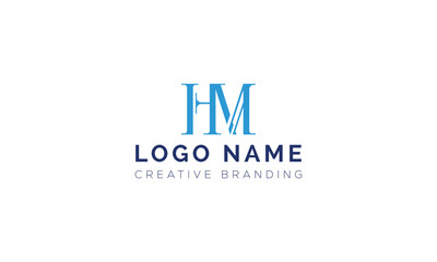 Minimalist HM Logo for Branding and Identity.