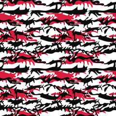 Seamless pattern with tiger stripes. Abstract animal print.