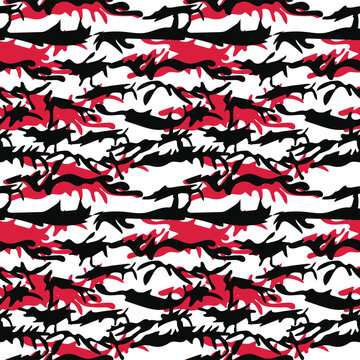 Seamless pattern with tiger stripes. Abstract animal print.