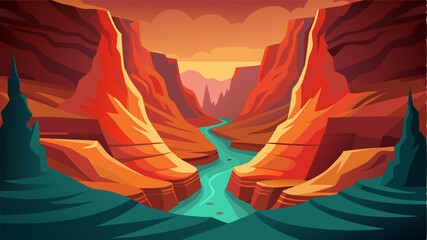 The winding canyons reveal hidden alcoves and secret nooks inviting explorers to delve deeper into their mysterious depths.