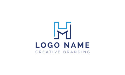 Minimalist HM Logo for Branding and Identity.