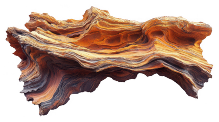 Petrified organic matter showing textures, shapes, and earth tone color palette