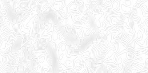 White topography topology vector white background fresh contour map texture. white seamless pattern Abstract background with a wave Topography and geography map grid abstract backdrop.