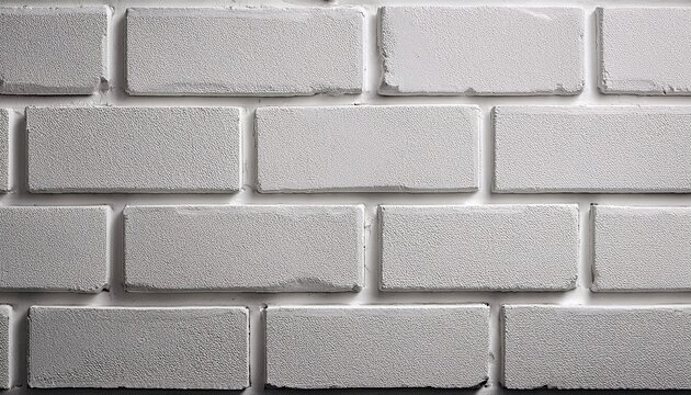 whitewashed breezeblock wall close up