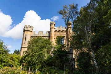 the haunting ruins of Crawford Priory, hidden in the Scottish countryside. This abandoned Gothic...